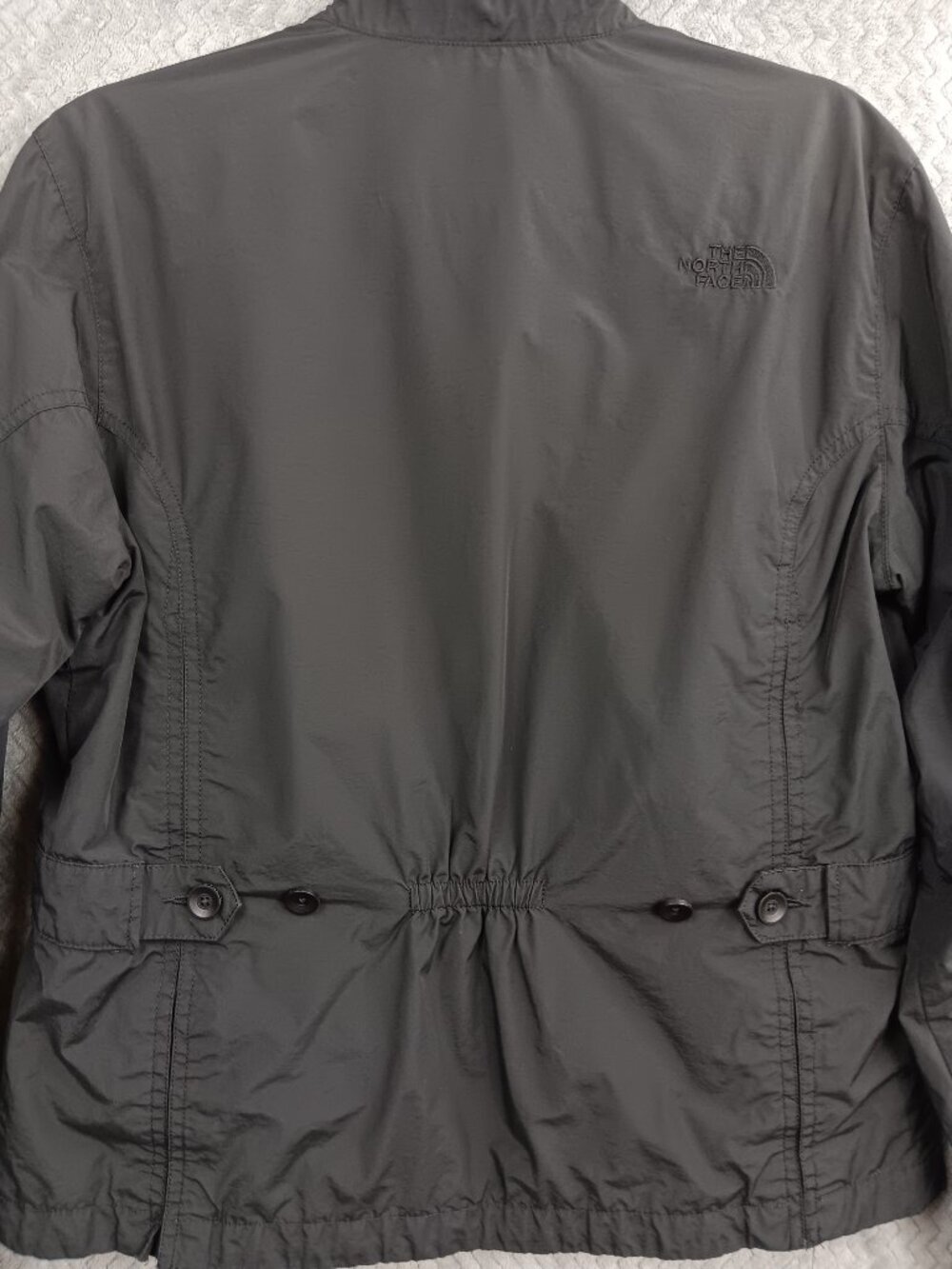 THE NORTH FACE Women's Jacket Black Size L Full Zip Hiking Outdoor Windbreaker - Picture 4 of 11